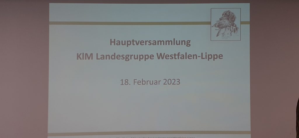 Rückblick JHV am 18.02.2023 in Billerbeck
