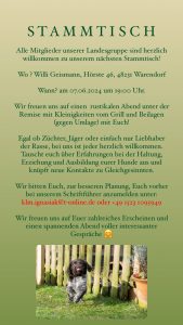 Kleine Münsterländer Westfalen Lippe - Stammtisch 2024